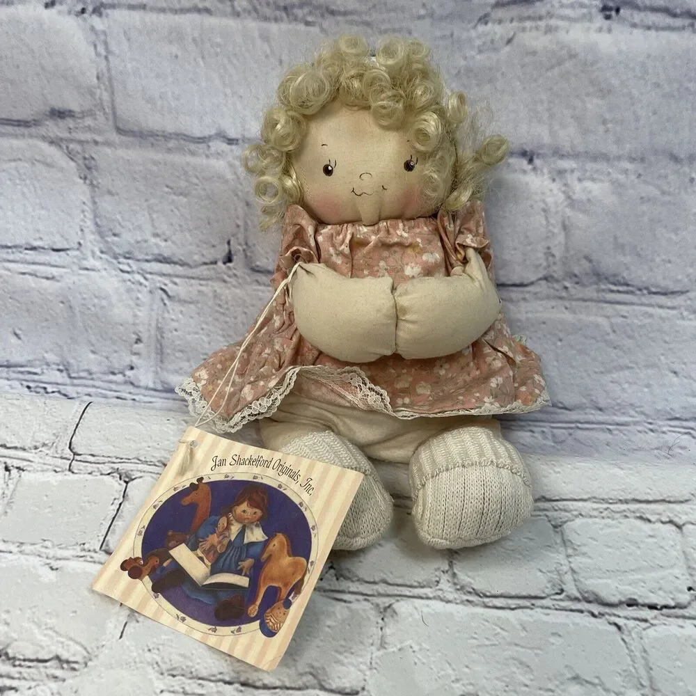 Jan Shackelford Originals 1991 Signed Blonde Hair Vintage Youngun Baby Girl Doll